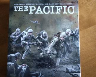 Metal tin collection movie The Pacific, like new.