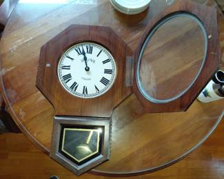 Has pendulum and hands.