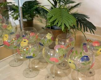 Hand painted glasses