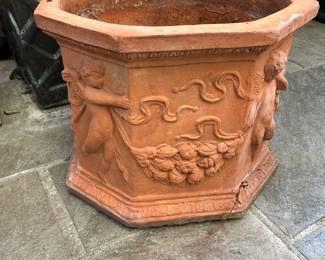 Large terra cotta pot