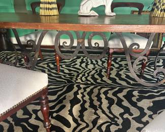 Base of French cypress top table