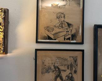 Rare local cartoonist - Chase of New Orleans beloved States Item. Dated 1929