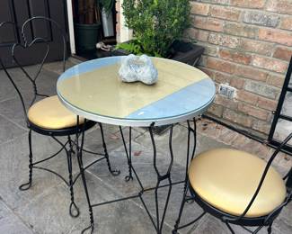 Cute bistro table and chairs