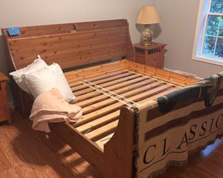 King size bed frame