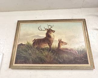 Vintage Deer wall art