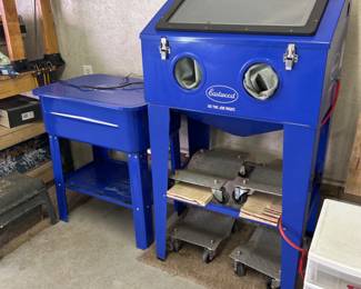 Sand blaster and equipment washer
