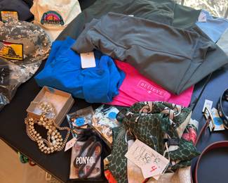 Clothing, shoes, accessories, handbags