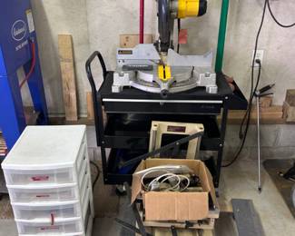 Miter saw, tools