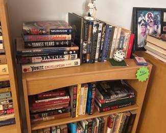 Yankees and Red Sox books and collectibles