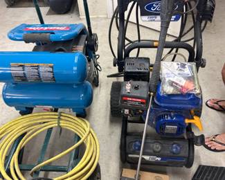Power washer and air compressor