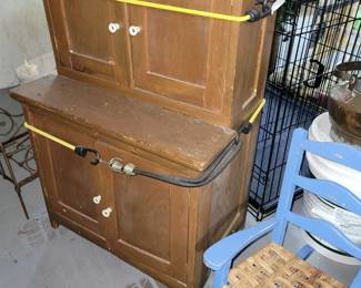 Child size cabinet, rocker