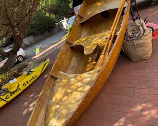 Passagemaker Dinghy Chesapeake Light Craft, Mercury 3.5 hp engine, life jackets, ores, gas cans & boat trolly