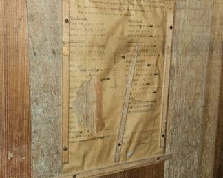 Inside of cabinet door