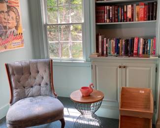 Blue chair $80, blue table $80