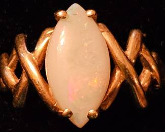10K Opal ring