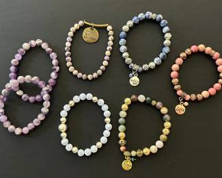 Seven Beaded Bracelets 