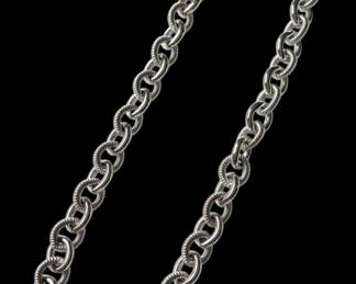 Judith Ripka Sterling Collection Chain Necklace 104g