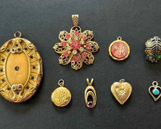 Vintage Pendants Lockets  More