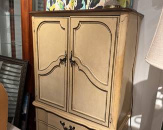 armoire and artwork