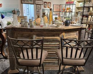 bar and bar chairs