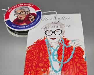 These items are from the estate of Iris Apfel.