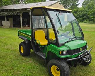 2004 John Deere Gator HPX 4x4 with Doors and Plow