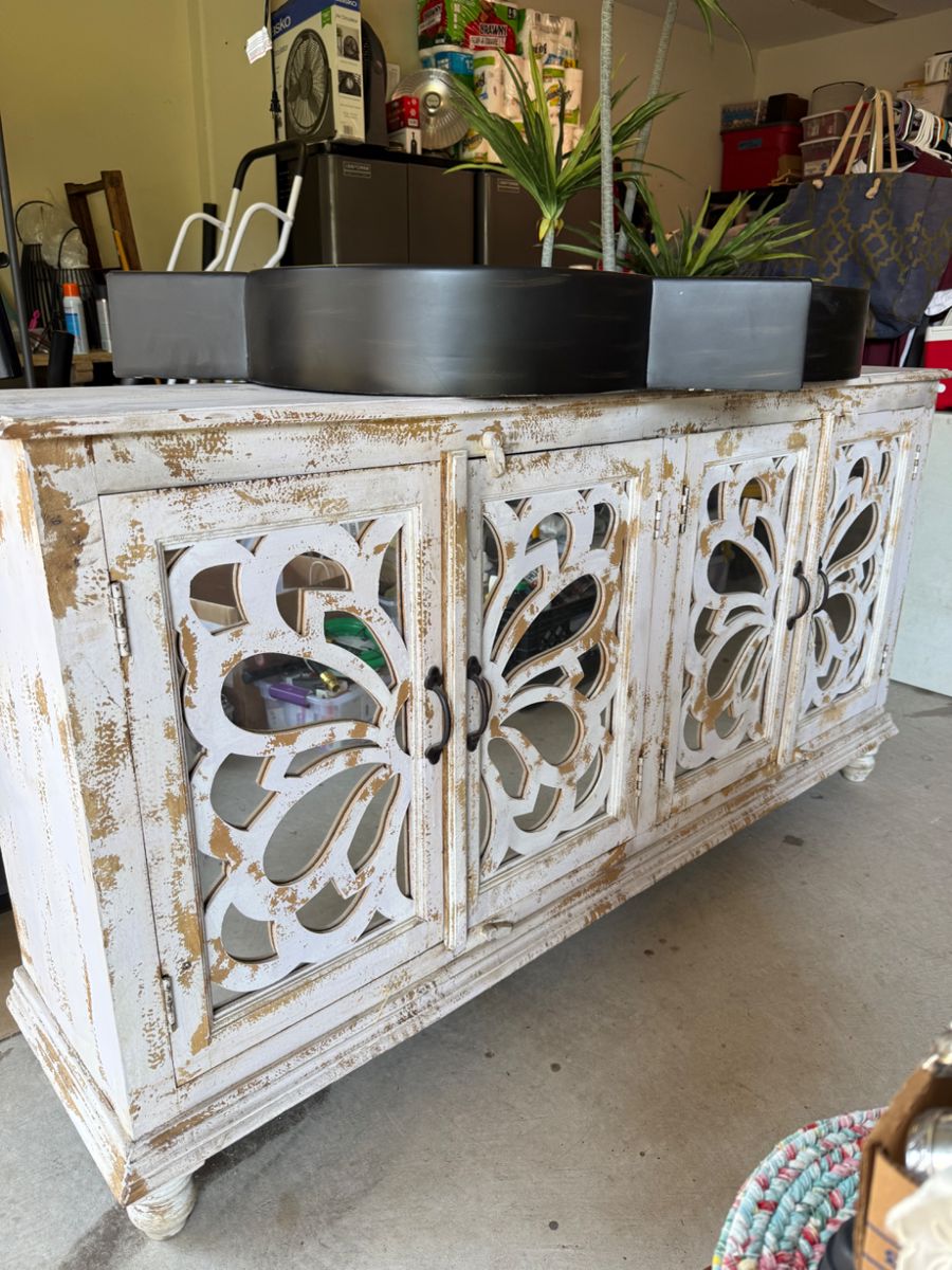 Nadeau Austin mirrored Credenza