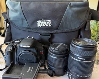 Canon Rebel T3i camera set