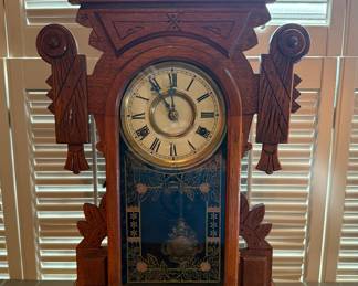 1886 NEW HAVEN “PRUTH” SHELF CLOCK