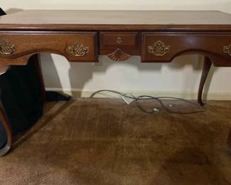 Wooden Doubledrawer Writing Table 