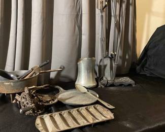 Wrought Iron And Aluminum Miscellaneous Lot