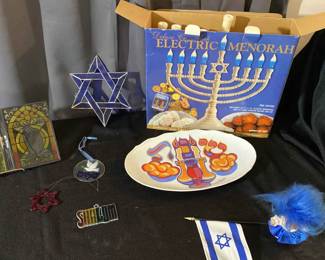Electric Menorah And Other Miscellaneous Items 
