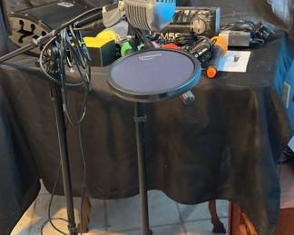 Various Microphones And Stands
