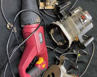 Skilsaw 71 4  Chicago Electric Reciprocating Saw  Skil Plunge Router  Craftsman Router 