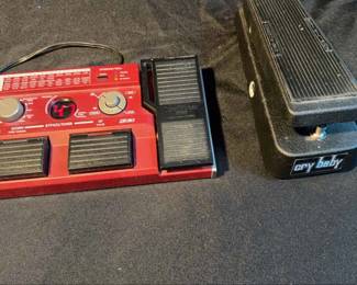 Korg Toneworks AX5B Modeling Signal Processor And Jim Dunlop GCB95 Cry Baby