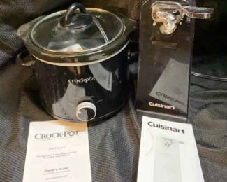 Small Crockpot Cuinsinart Can Opener