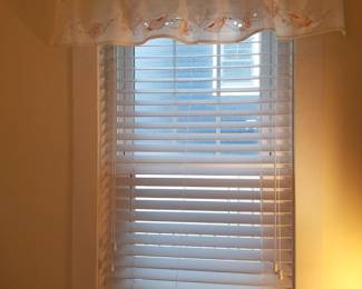 Blinds; window valances