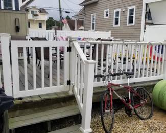 Limited amount of vinyl railing