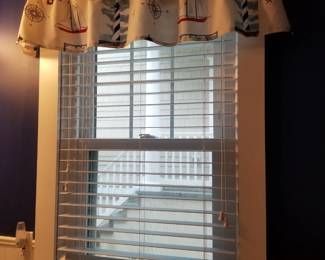 Blinds; window valances