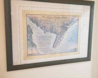 The South Jersey Shore map