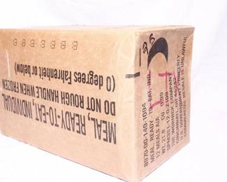  Case of 12 Mre meals Packed Jun-2019