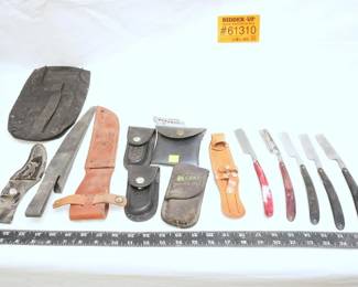 Straight Razors, Knife Sheaths, usmc scabbard