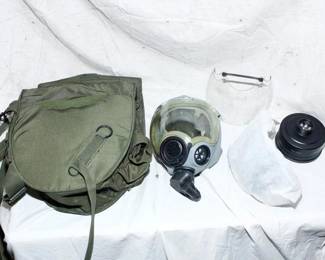 Military Gas Mask Set