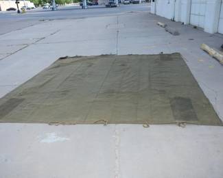 Large Canvas HD Tarp With Loops US Military issue