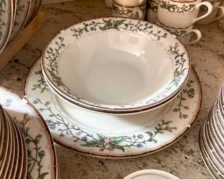 Formal China Service for 16 plus serving pieces