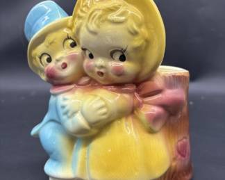 1950's Shawnee Pottery B&G Sweethearts Planter