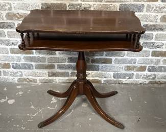 Brandt Furniture Pedestal Accent / Side Table