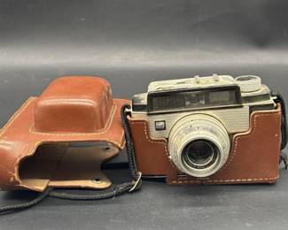 Vintgae Kodak Signet 50 Camer in Leather Case