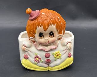 Mid Century Relpo Clown Face Planter