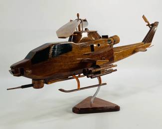 Model Wood Helicopter